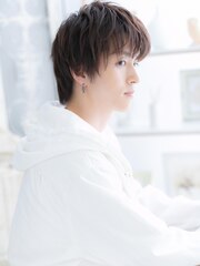 ラフさと重さを演出★束感メンズショートa上尾10代20代30代40代