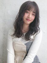 シースルーバングスタイル