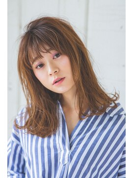 アルーシェ 秋葉原店(Alushe) ミディアムマッシュウルフベージュ＃オリーブカラーくすみカラー