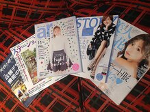 【数々の雑誌、テレビに掲載】に敏感なスタイリストが在籍☆