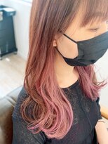 マリアバイアフロート(Maria by AFLOAT) 【山田】お客様スタイル☆インナーカラーベリーピンク