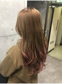 グラデーションカラー&インナーカラー/ハイアンドロー