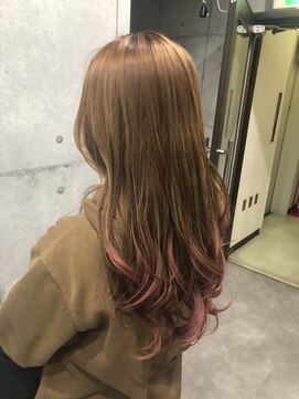 ネウィ 池袋(newi) グラデーションカラー&インナーカラー/ハイアンドロー