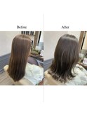 透明感かわいい大人ツヤ感アッシュベージュ【カミケン清明店】