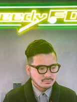 グリーディーフォックス 三軒茶屋(GreedyFOX)&nbsp;波巻き/マッシュパーマ/ウルフ/ハイライト<理容室>三軒茶屋