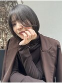 ぱつんとボブ