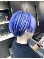トニーアンドガイ 原宿店(TONI & GUY) ブルーベースのデザインカラー