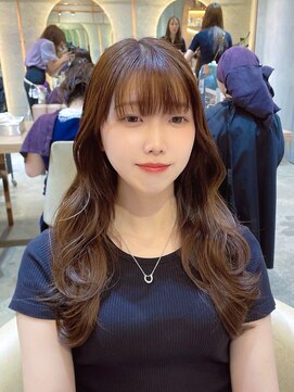 ロンド エスポワール 錦糸町(Lond espoir) 【momoka】韓国レイヤーカットシアーカラーセミディ髪質改善