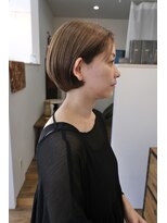 ムク(Muku)&nbsp;まろやかベージュのナチュラルハイトーンショート