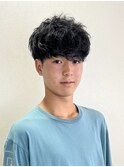 【平山明樹】ナチュラルメンズパーマ/ナチュラルマッシュ