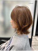 大人可愛いネオウルフ　ウルフカット