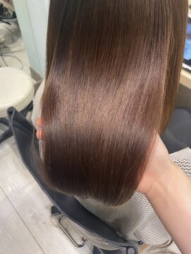 ヘアーメイクオズ(hair make O/S) |mizuho|髪質改善酸性ストレートうる艶髪ナチュラルブラウン