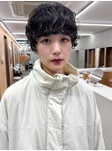 くるくるパーマ　パーマ　ショート
