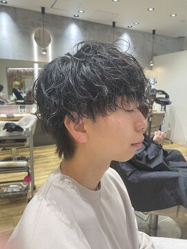 フィゼル あべのルシアス店(Aujua fizelle) おしゃれ無造作パーマ * 佐藤 空