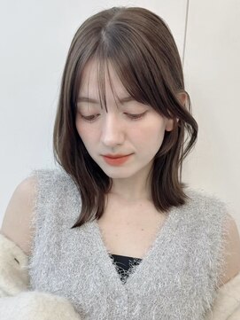 サンド クリア 横浜本店(sand clear) 結べる大人ボブ/グレージュ/顔周りカット/ボブ/横浜