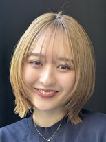 ノイ(noi)&nbsp;ボブレイヤー/レイヤーボブ/ミルクティーベージュ