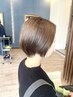 白髪ぼかし♪　ハイライト＆ハイトーングレー（全体）+高濃度ケラチンTR