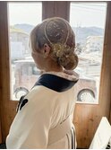 【 Blowfy 】卒業式 袴 水引 ヘアアレンジ
