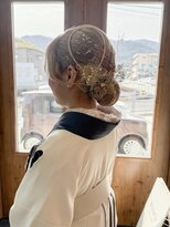 ブローフィー(Blowfy)&nbsp;【 Blowfy 】卒業式 袴 水引 ヘアアレンジ