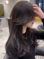 シティ(CITY)&nbsp;かきあげ前髪 レイヤーカット ロングレイヤー