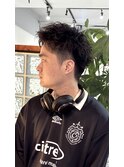 スパイキーピンパーマショート【大名/パーマ/メンズカット】