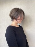 ショート/イルミナカラー/ヘッドスパ/前髪カット/白髪ぼかし