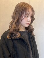 ラヴィズム 長岡店(LUVISM)&nbsp;韓国/顔周りレイヤー/ダブルカラー/ベージュ/前髪新潟長岡宮関