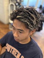 リル 西宮(LiL')&nbsp;【LiL'西宮】ホワイトメッシュツイストパーマ