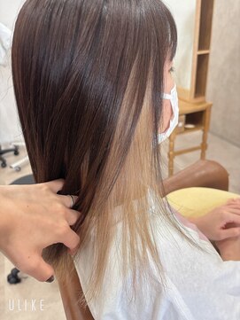 レシェル 松阪(RECIEL) インナーカラー