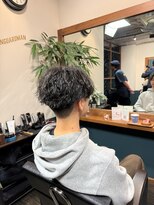 ヴァンガードマン 早稲田(vanguardman)&nbsp;縦落ちツイストスパイラルパーマスタイル