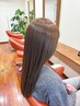 似合わせカット＋透明感カラー(白髪染め可)＋さら艶トリートメント