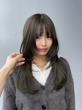 フレア(Flare)&nbsp;ブリーチ無しオリーブベージュカラー☆