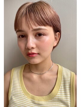 ブラウヘアアンドケア(care) ピンクベージュ