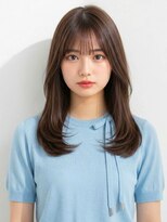 ライクバイコトナ 越谷(RIKE by kotona)&nbsp;セミロング20代30代ストレートレイヤー前髪なし前髪あり越谷