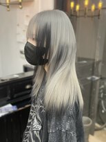 アメリ(AMELIE) 【和田 仁】シャギーレイヤー/ホワイト・ブラック