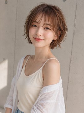ソルナ 仁川(SOLUNA) 大人可愛い抜け感レイヤーボブ