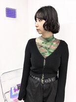 イラカ(elaka)&nbsp;黒髪×パーマボブ