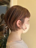 プランタンエーアール(printemps ar)&nbsp;Orange beige × Short hair