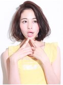 大人グラムなナチュラルボブ