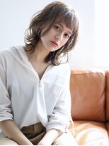 ヘアアンドメイク シークネクスト(HAIR&MAKE SeeK NEXT) 【SeeK NEXT】ウルフカット　くすみカラー　くびれミディ