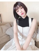 カームリーヘアー(calmLY HAIR) 前髪/アンブレラカラー/こなれミディ/イメチェン/ウェーブパーマ