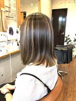 フェブリエ(hair design fevrier) ハイライト＋グラデーションカラー