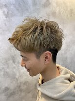 ノア ヘアメイク(Noa hair make) ◆メンズショート/無造作アップバング/爽やかツーブロック