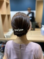 ヘアサロンアンドヘアメイクディー(hair salon hair make D)&nbsp;仙台D　イベントライブ結婚式★お呼ばれアレンジアップスタイル