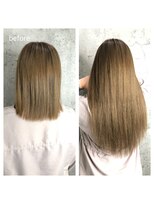 ルーツアイリー 心斎橋(ROOTS IRIE)&nbsp;20代30代◎大人かわいい☆シールエクステ☆ヘルシーベージュ