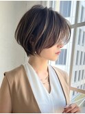 美シルエット×立体感×上質大人ショートボブ【担当BISA】