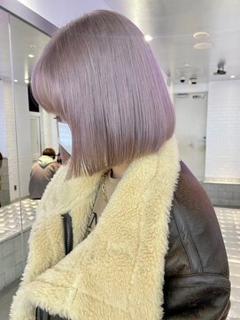 ゲーム 原宿店(GAME) ダブルカラーラベンダーベージュカラーケアブリーチハイトーン