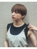 [代々木]ナチュラルピンクスイートAラインの甘辛ショートボブ