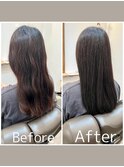 カットカラー髪質＆頭皮改善ヘアエステ