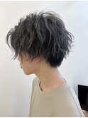 ビジネスカジュアルソフトスパイラルパーマ/ツーブロック